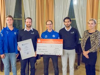 Der Anpfiff ins Leben Partnerverein SGK Heidelberg gewinnt den 3. Platz beim Heidelberger Präventionspreis 2017